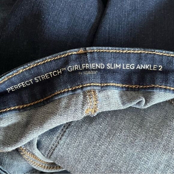 Chico’s Perfect Stretch Girlfriend Slim Leg Ankle Jeans - Picture 7 of 7